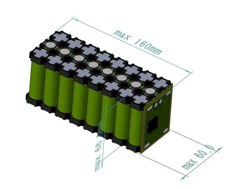 11.1V 24AH NCM Battery Pack