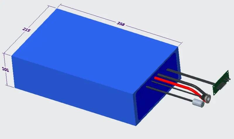 12.8V 100AH Lithium Ion PVC Battery for All Conditions