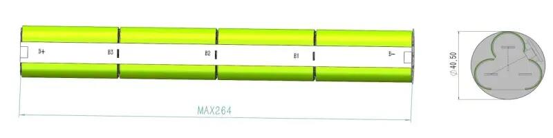 12.8V 12AH LiFePO4 Battery Pack