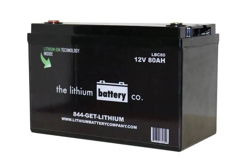 12V 80AH Lithium Ion Batteries