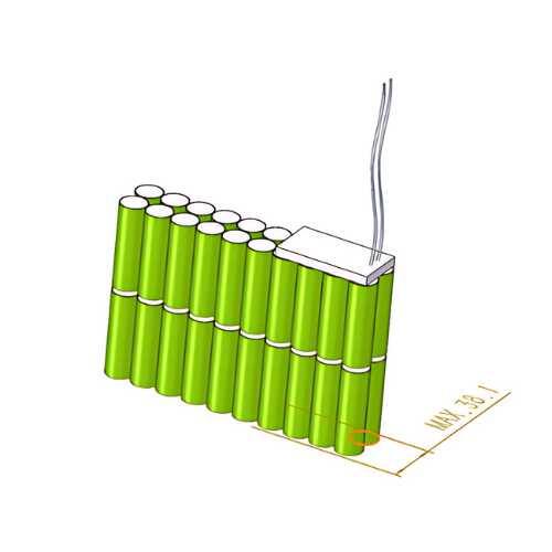 24V 10Ah LiFePO4 Lithium Battery Pack (25.6V)