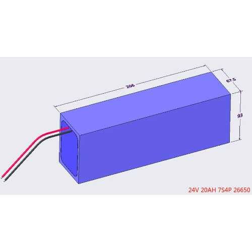 24V 20AH Lithium Ion Battery