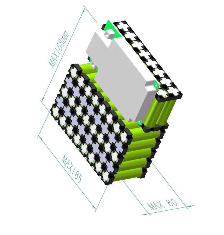 25.6V 24AH NCM Battery Pack