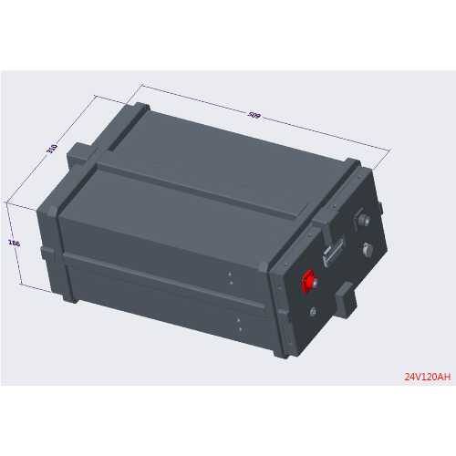 25.6V 120AH Lithium Ion Battery – 1